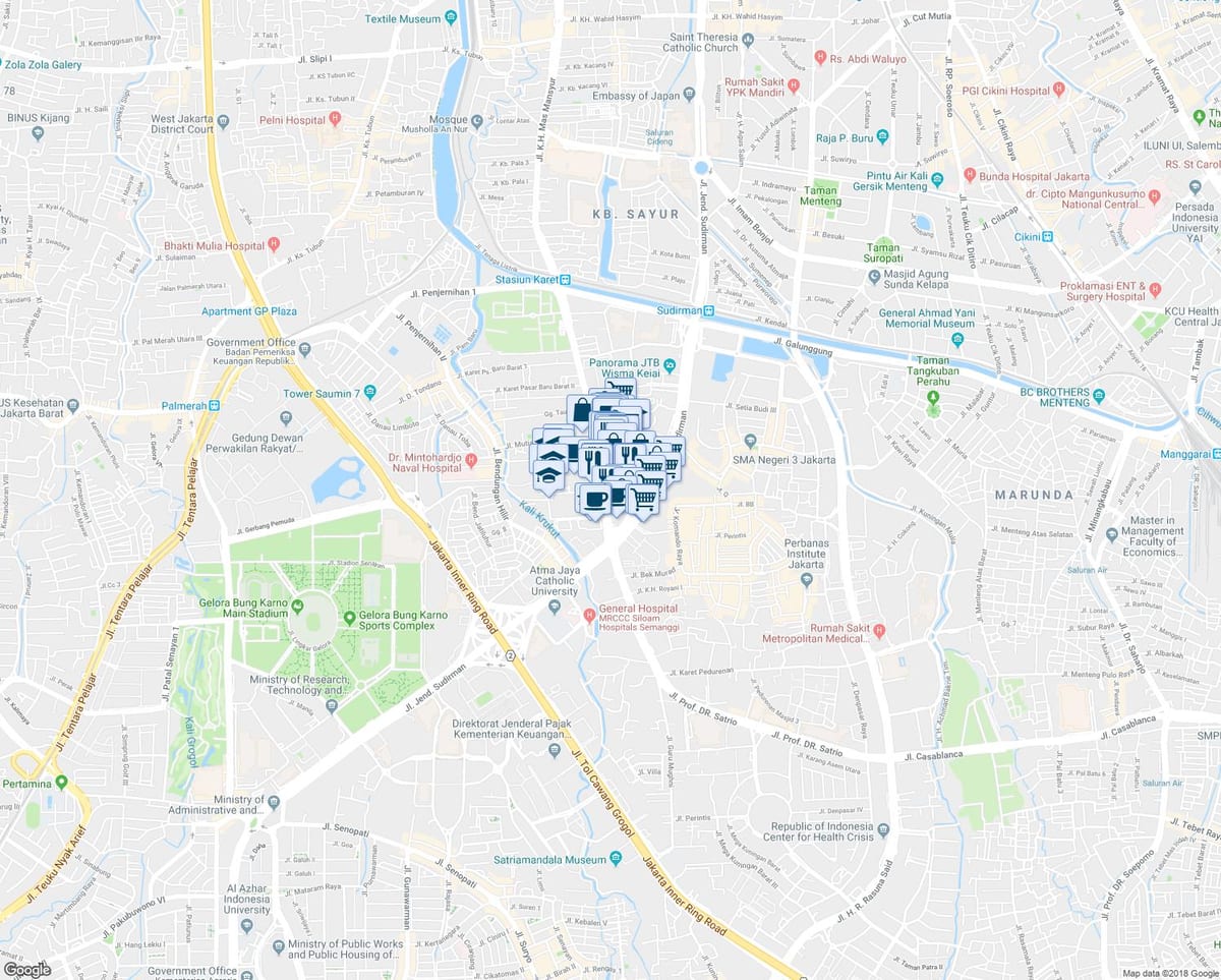 Джакарта Джакарта карті