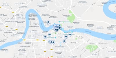 Карта Гамбір