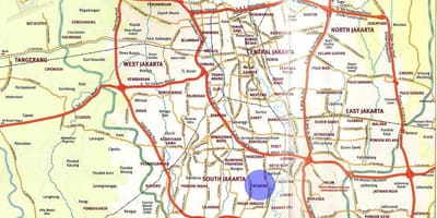 Карта Джакарта Джакарта