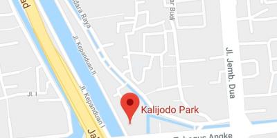 Карта kalijodo Джакарта