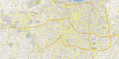 Карта Джакарта дорозі