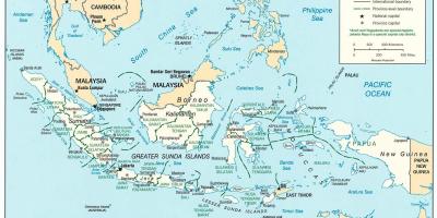 Джакарта Індонезія на карті світу