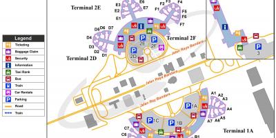Термінал аеропорт Сукарно-Хатта 2 карті