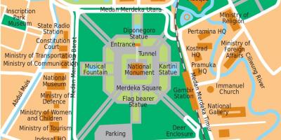 Карта офісних Джакарта